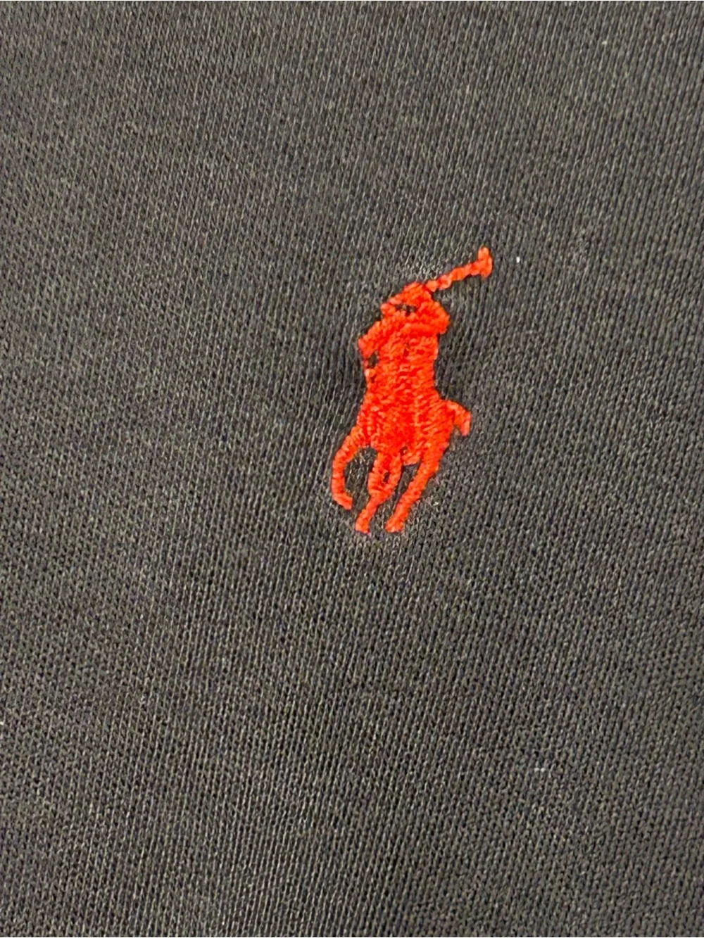Polo Ralph Lauren Cotton Classic Solid Long Sleeve Polo Shirt Navy Blue Men's L